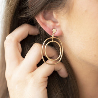 Gold Stella Earrings