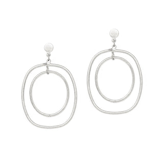 Silver Stella Earrings