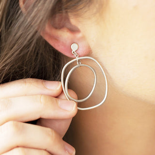 Silver Stella Earrings