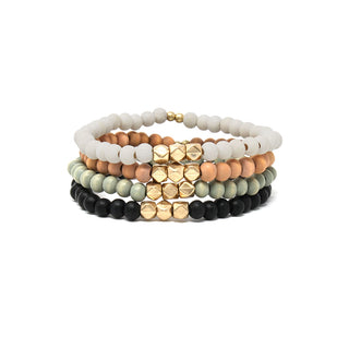 Multicolor Amelia Bracelet Stack