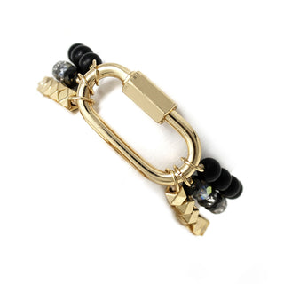 Black Charlotte Bracelet Stack