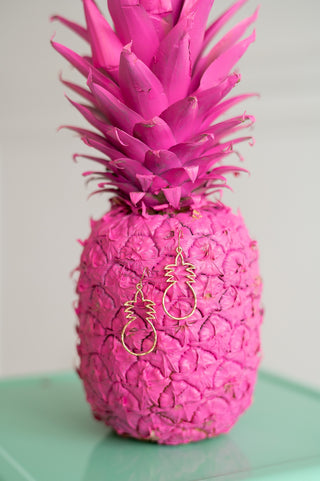 Pineapple Tropical Earrings
