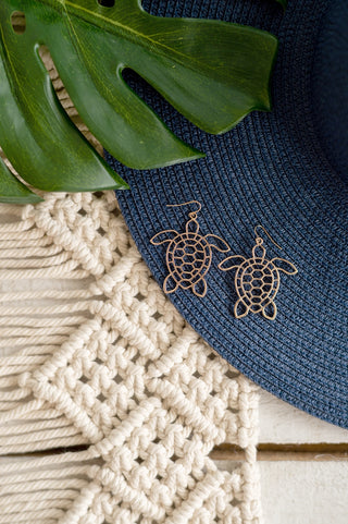 Turtle Tropical Earrings