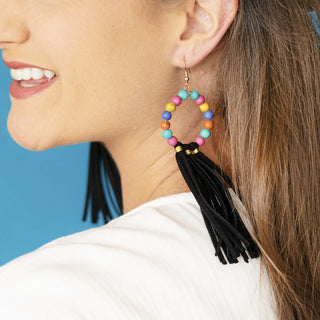 Black Lizzie Earrings