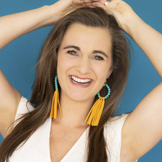 Orange Lizzie Earrings