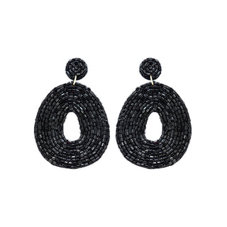 Black Caroline Earrings