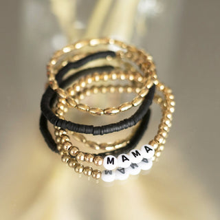 Gold Mama Stack Bracelet