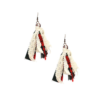Red Buffalo Check Hannah Earrings 