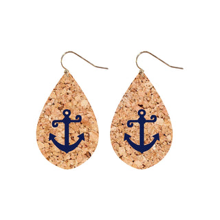Anchor Cork Earrings