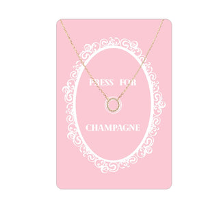 Press for Champagne Keepsake Card