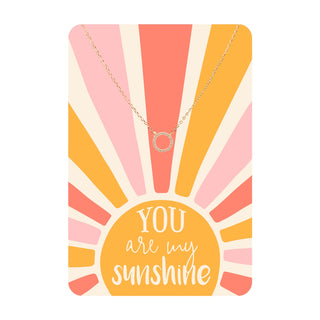 You are my Sunshine Keepsake Card