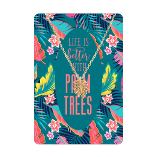Life is Better Keepsake Necklace Card