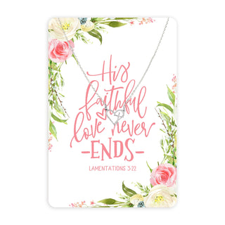 His Faithful Love Keepsake Card