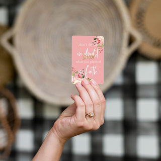 Planted in Faith Keepsake Necklace Card