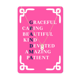 Grandma Keepsake Necklace Card